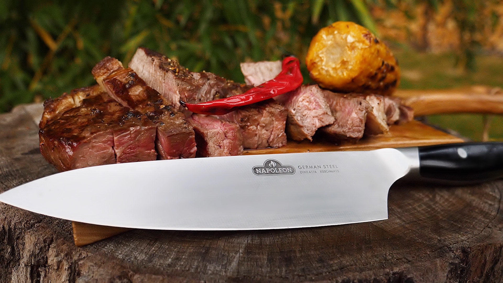 T-Bone steak s kukuřicí a máslovým kořením