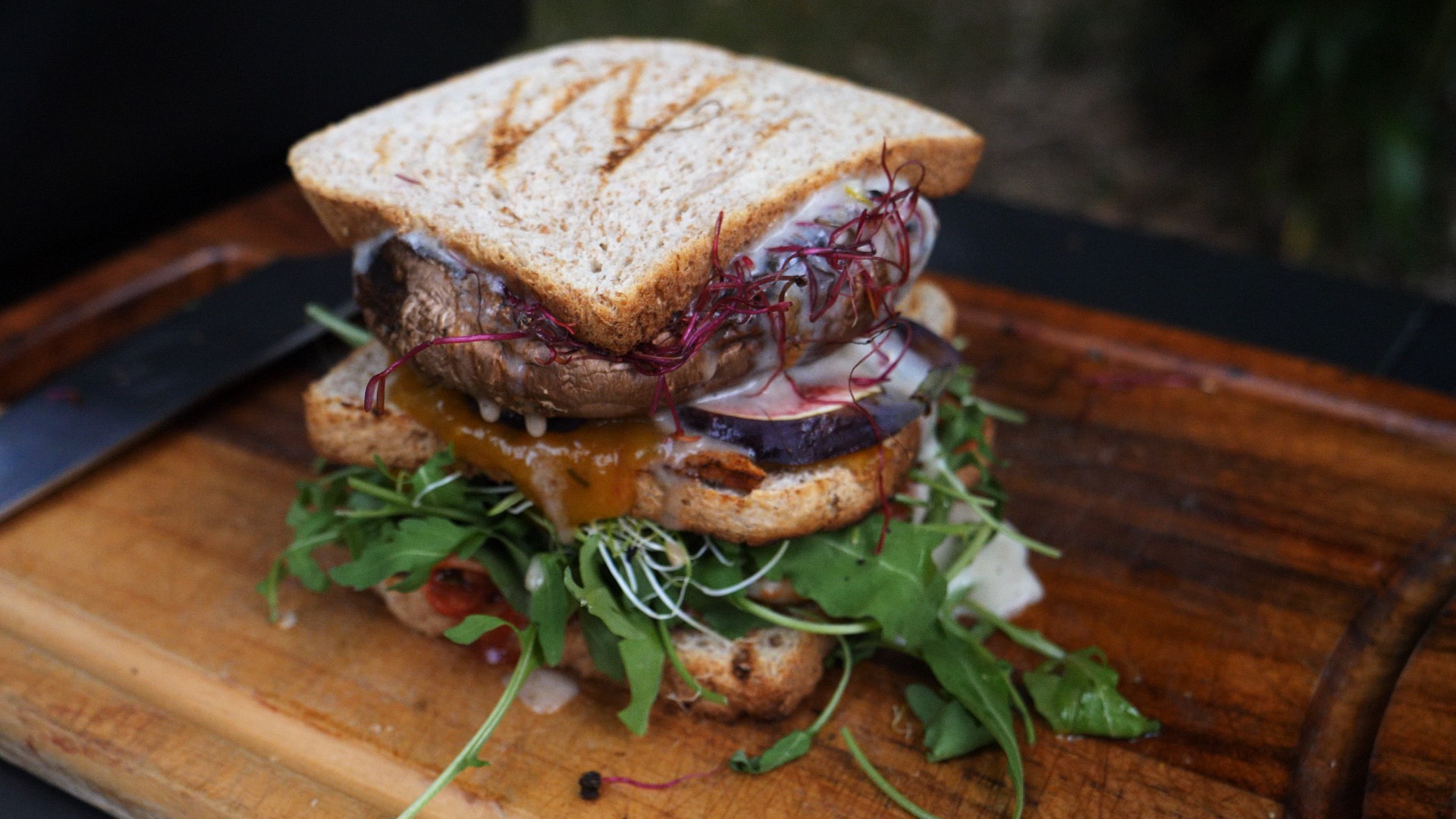 Vegetariánský toast