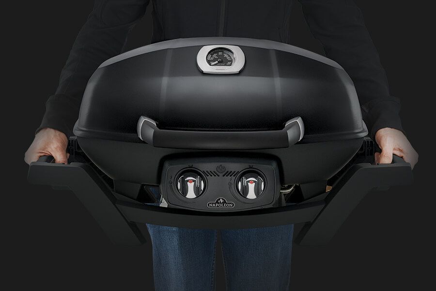 Pevná madla - grill s knoflíky