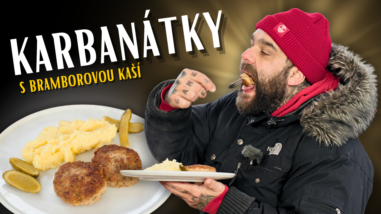 Smažené karbanátky z mletého masa s bramborovou kaší - jednoduchý recept na tvůj nedělní oběd!