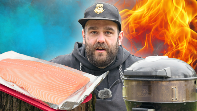 DOKONALOST! Losos na grilu - jednoduchý návod, jak připravit a zaudit celý filet lososa na grilu